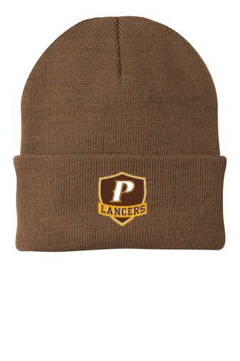 Cuffed Knit Beanie - "P" or "SHIELD"