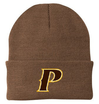 Cuffed Knit Beanie - "P" or "SHIELD"