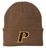 Cuffed Knit Beanie - "P" or "SHIELD"