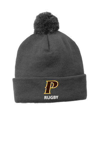 Pom Pom Beanie - "P-RUGBY"