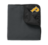 Fleece & Nylon Travel Blanket - "P"