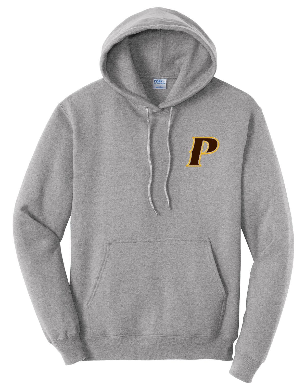 Men's Core Fleece Pullover Hooded Sweatshirt - "PARKER" or "P"