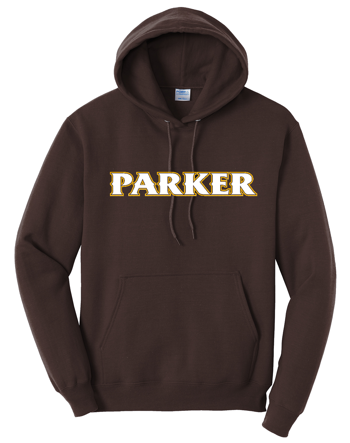 Men's Core Fleece Pullover Hooded Sweatshirt - "PARKER" or "P"