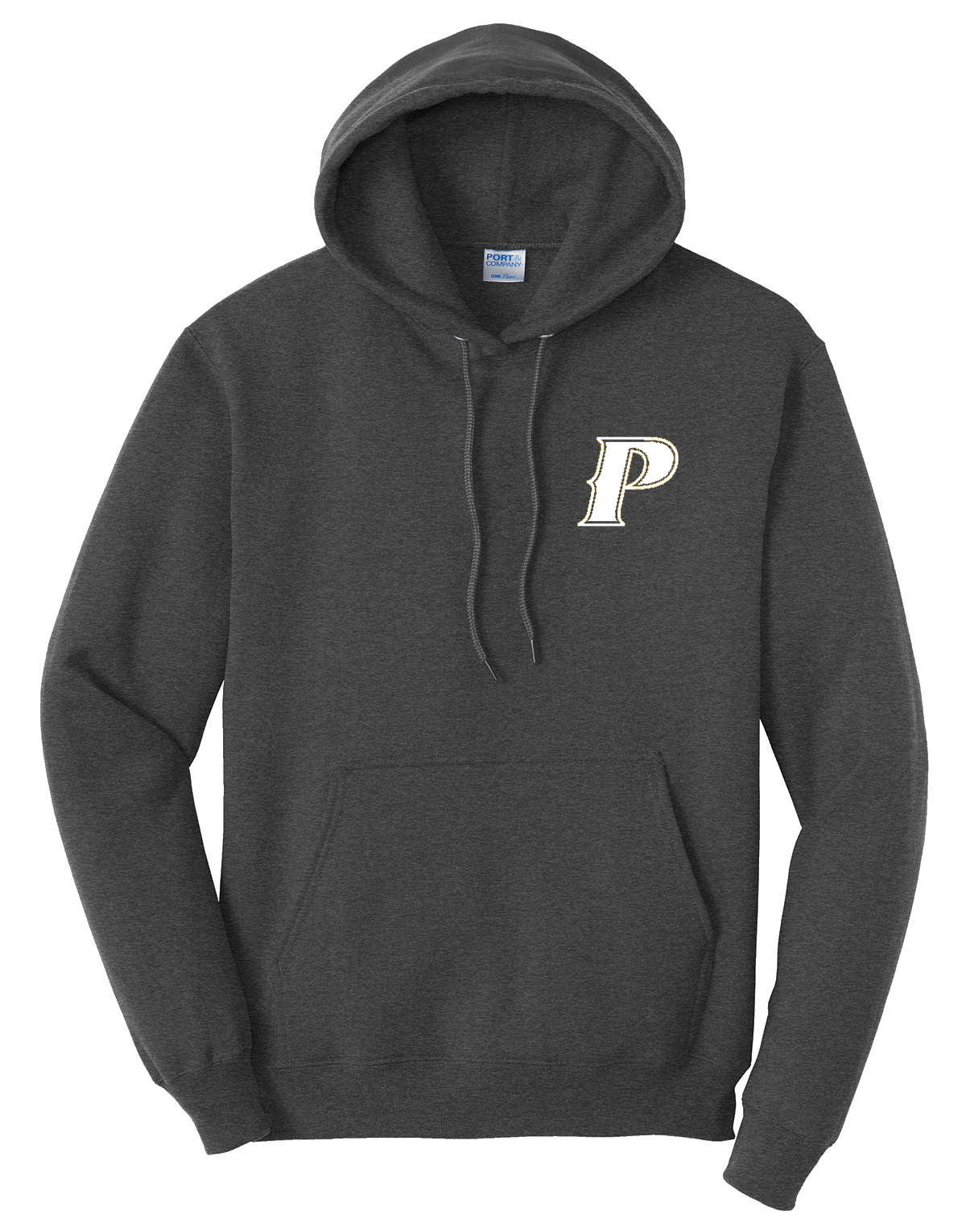 Men's Core Fleece Pullover Hooded Sweatshirt - "PARKER" or "P"