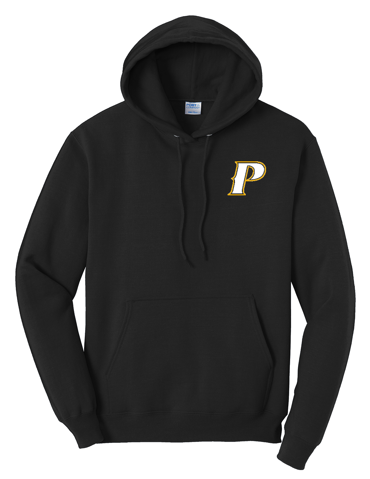 Men's Core Fleece Pullover Hooded Sweatshirt - "PARKER" or "P"