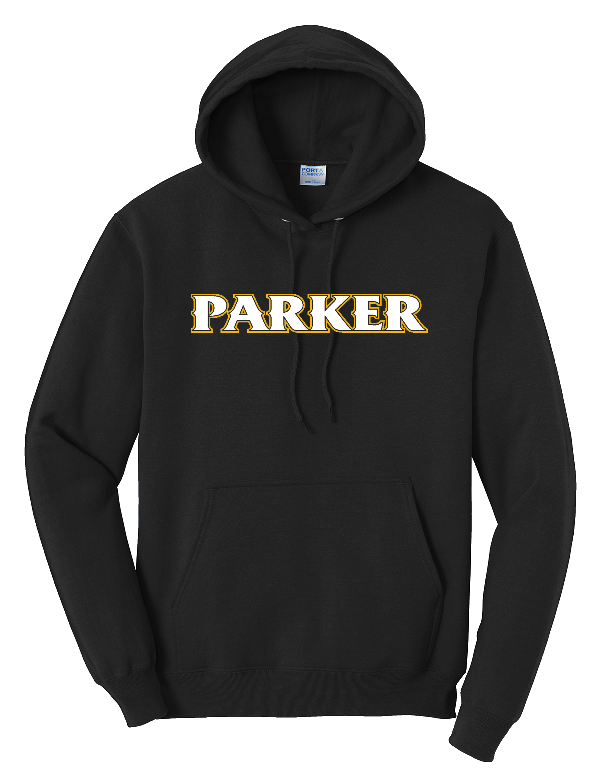 Men's Core Fleece Pullover Hooded Sweatshirt - "PARKER" or "P"