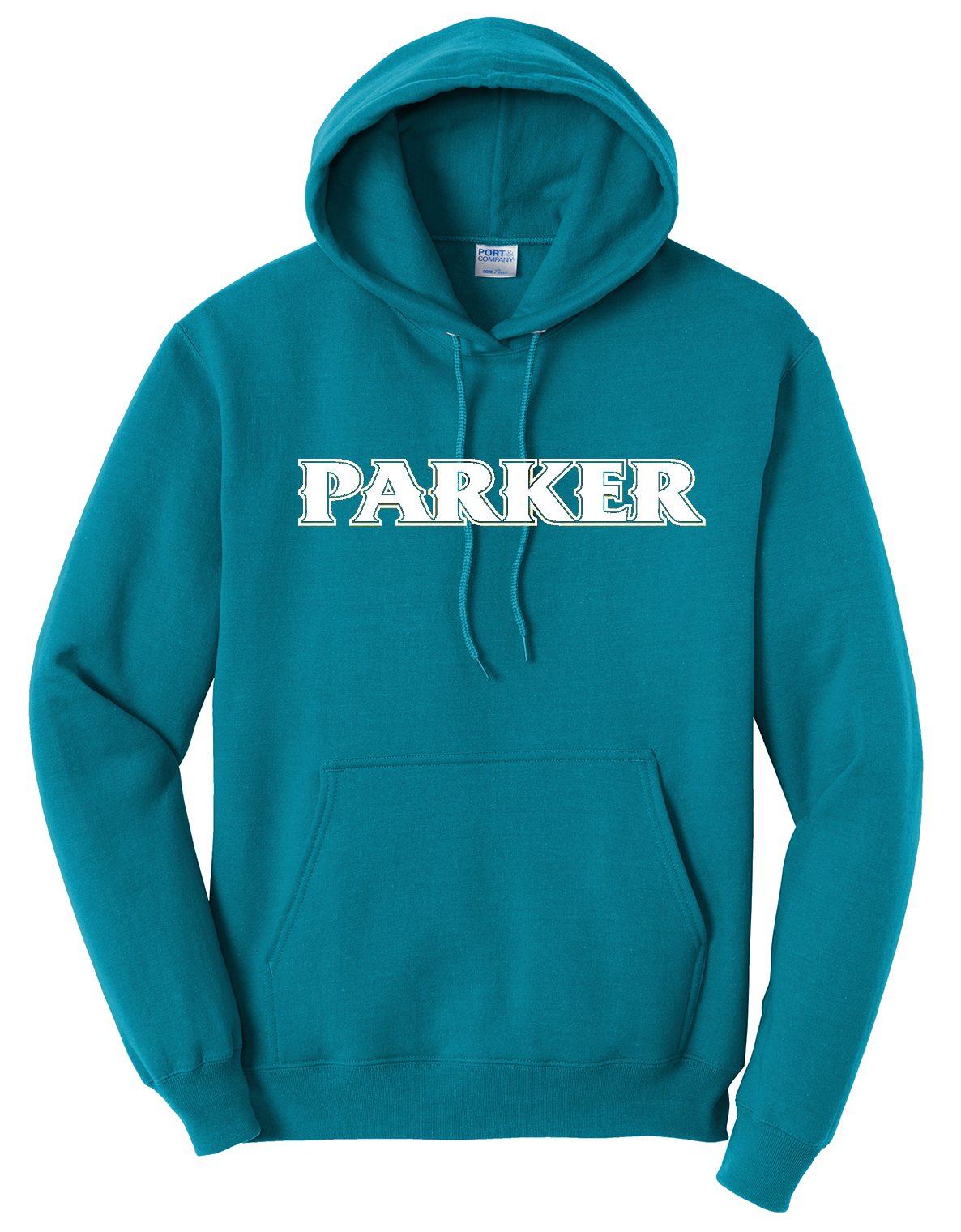 Men's Core Fleece Pullover Hooded Sweatshirt - "PARKER" or "P"