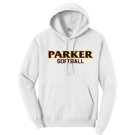 Port & Company Men's Core Fleece Pullover Hooded Sweatshirt - "PARKER SOFTBALL"