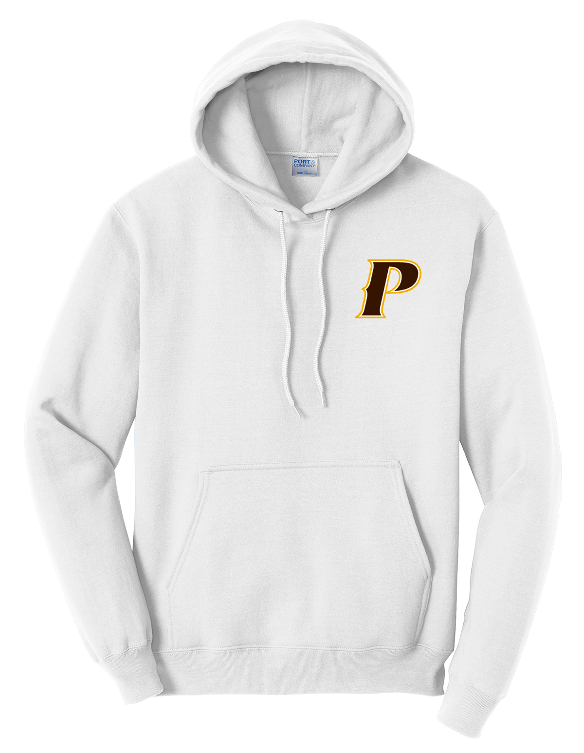 Men's Core Fleece Pullover Hooded Sweatshirt - "PARKER" or "P"