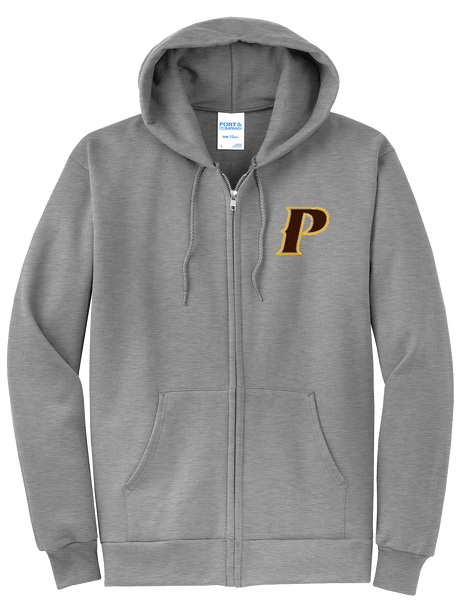 Men's Core Fleece Full Zip Hoodie - "P" or "SHIELD"