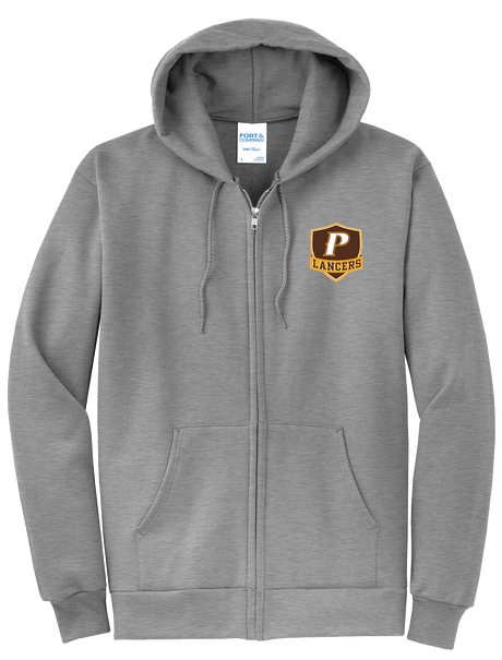 Men's Core Fleece Full Zip Hoodie - "P" or "SHIELD"