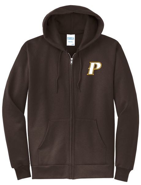 Men's Core Fleece Full Zip Hoodie - "P" or "SHIELD"