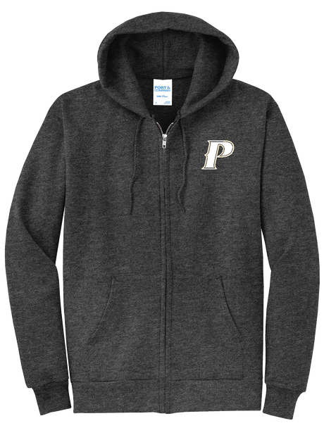 Men's Core Fleece Full Zip Hoodie - "P" or "SHIELD"