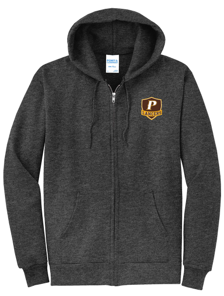 Men's Core Fleece Full Zip Hoodie - "P" or "SHIELD"