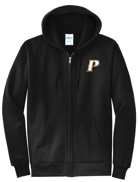 Men's Core Fleece Full Zip Hoodie - "P" or "SHIELD"