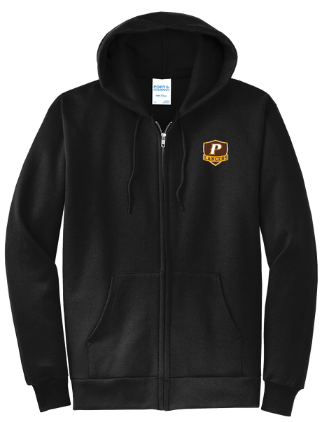 Men's Core Fleece Full Zip Hoodie - "P" or "SHIELD"