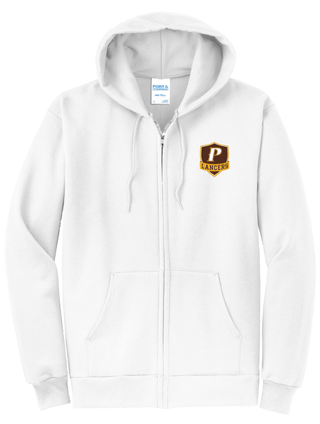 Men's Core Fleece Full Zip Hoodie - "P" or "SHIELD"