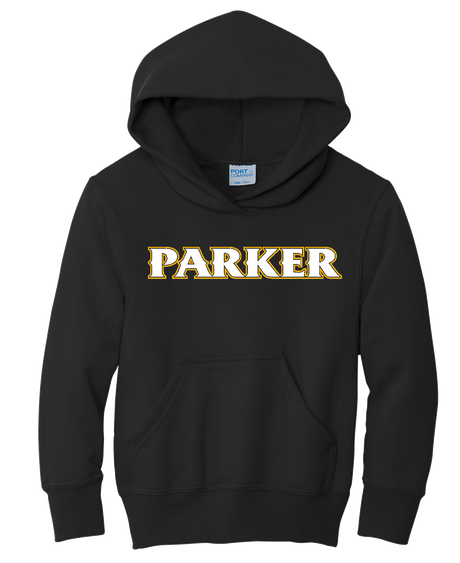 Youth Core Pullover Hooded Sweatshirt - "PARKER" or "P"
