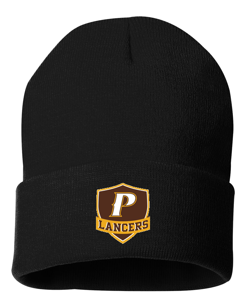 Cuffed Knit Beanie - "P" or "SHIELD"