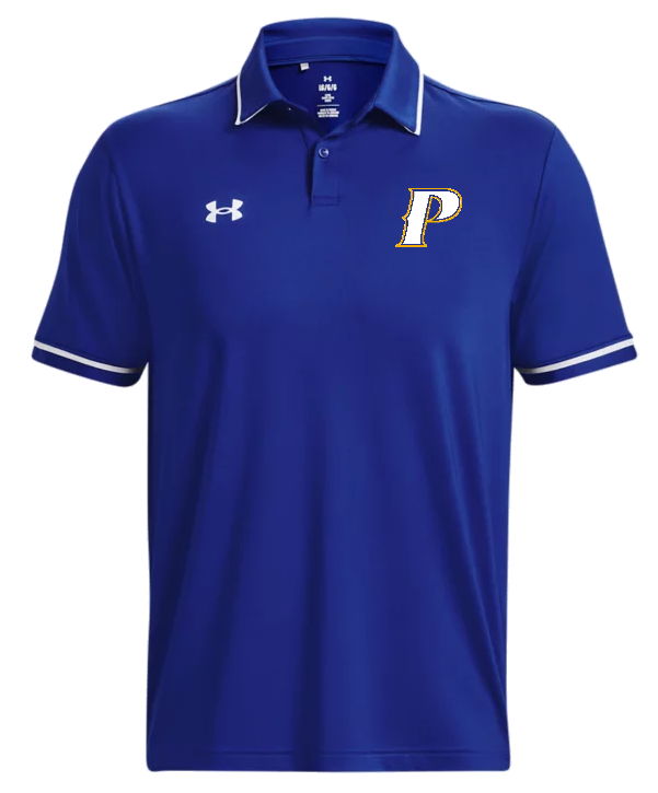 Men's Team Tipped Polo - "P" or "SHIELD"
