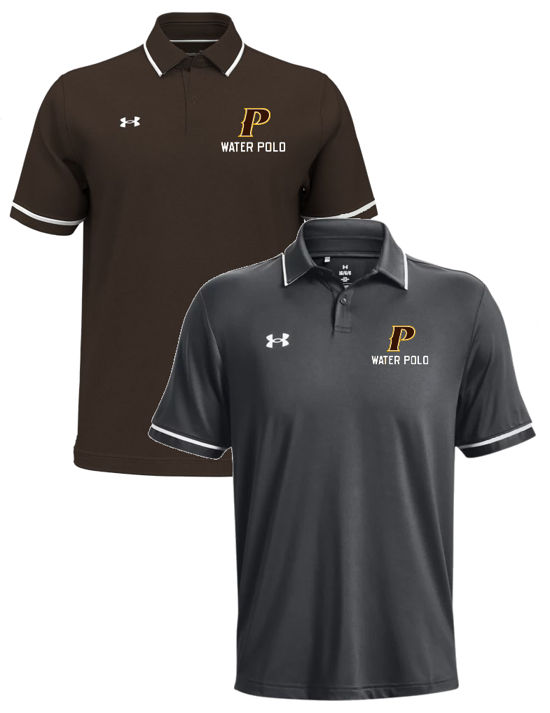 Men's Team Tipped Polo - "P-WATER POLO"