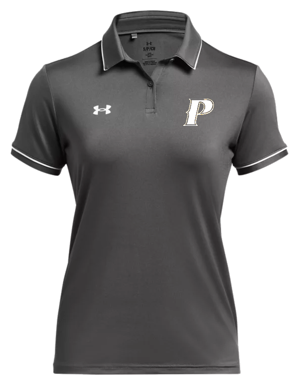 Ladies Team Tipped Polo - "P" or "Shield"