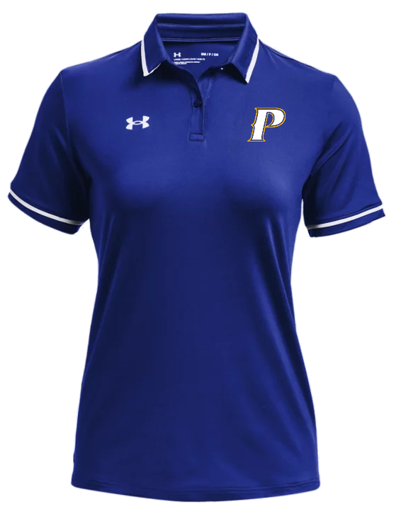 Ladies Team Tipped Polo - "P" or "Shield"