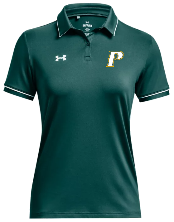 Ladies Team Tipped Polo - "P" or "Shield"