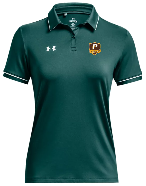 Ladies Team Tipped Polo - "P" or "Shield"