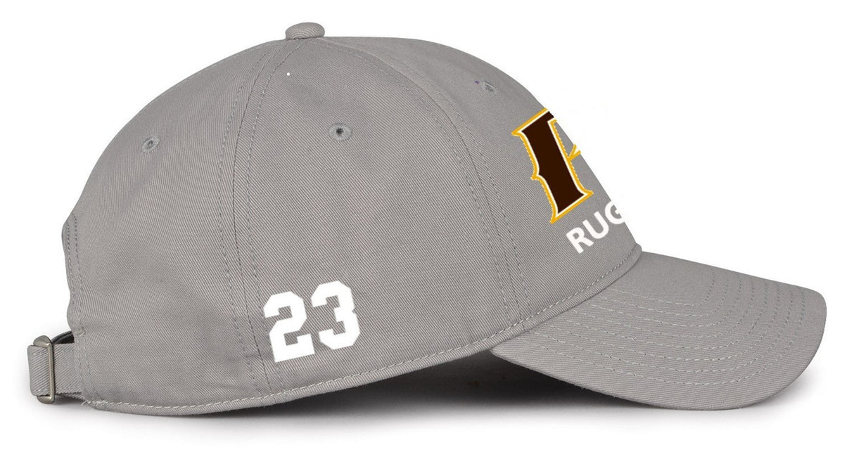 Adult Garment Washed Twill Cap - "P - RUGBY"