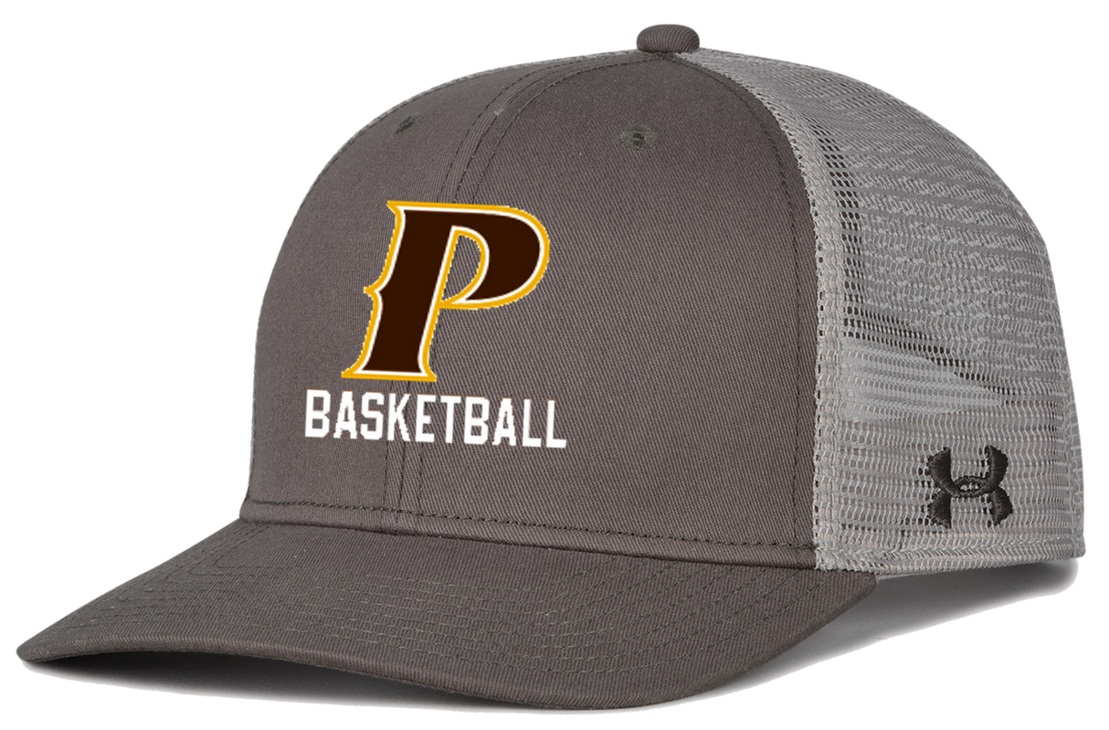 Adult Trucker Mesh Cap - "P-BASKETBALL"