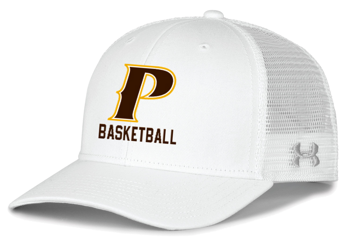 Adult Trucker Mesh Cap - "P-BASKETBALL"