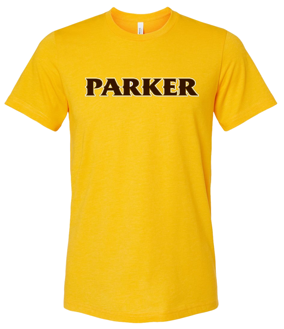 Adult  Blend CVC Tee - "PARKER" or "P"