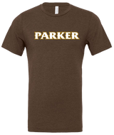 Adult  Blend CVC Tee - "PARKER" or "P"