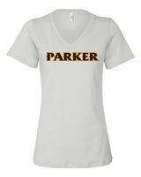 Bella Canvas Ladies Relaxed Heather CVC V-Neck Tee