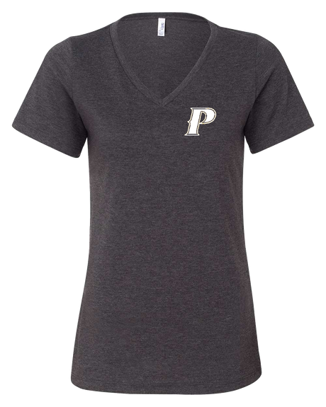 Ladies Relaxed Heather CVC V-Neck Tee - "PARKER"