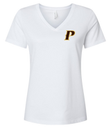 Bella Canvas Ladies Relaxed Heather CVC V-Neck Tee