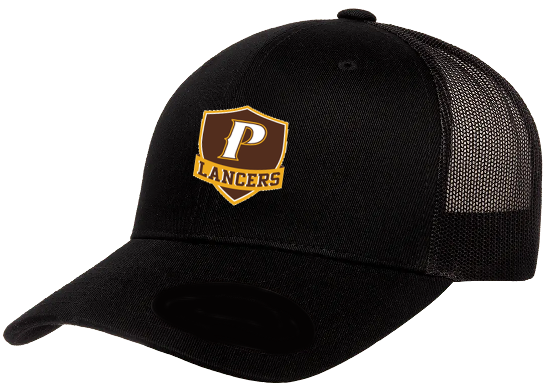 Classic Retro Trucker 2-Tone Baseball Cap - "P" or "SHIELD"