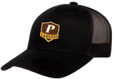 Classic Retro Trucker 2-Tone Baseball Cap - "P" or "SHIELD"