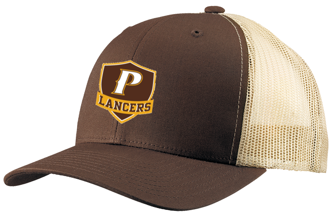 Classic Retro Trucker 2-Tone Baseball Cap - "P" or "SHIELD"