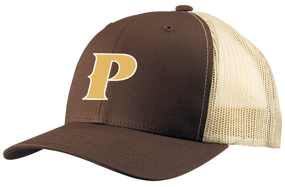 Retro Trucker 2-Tone Baseball Cap - "P"