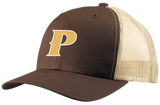 Retro Trucker 2-Tone Baseball Cap - "P"