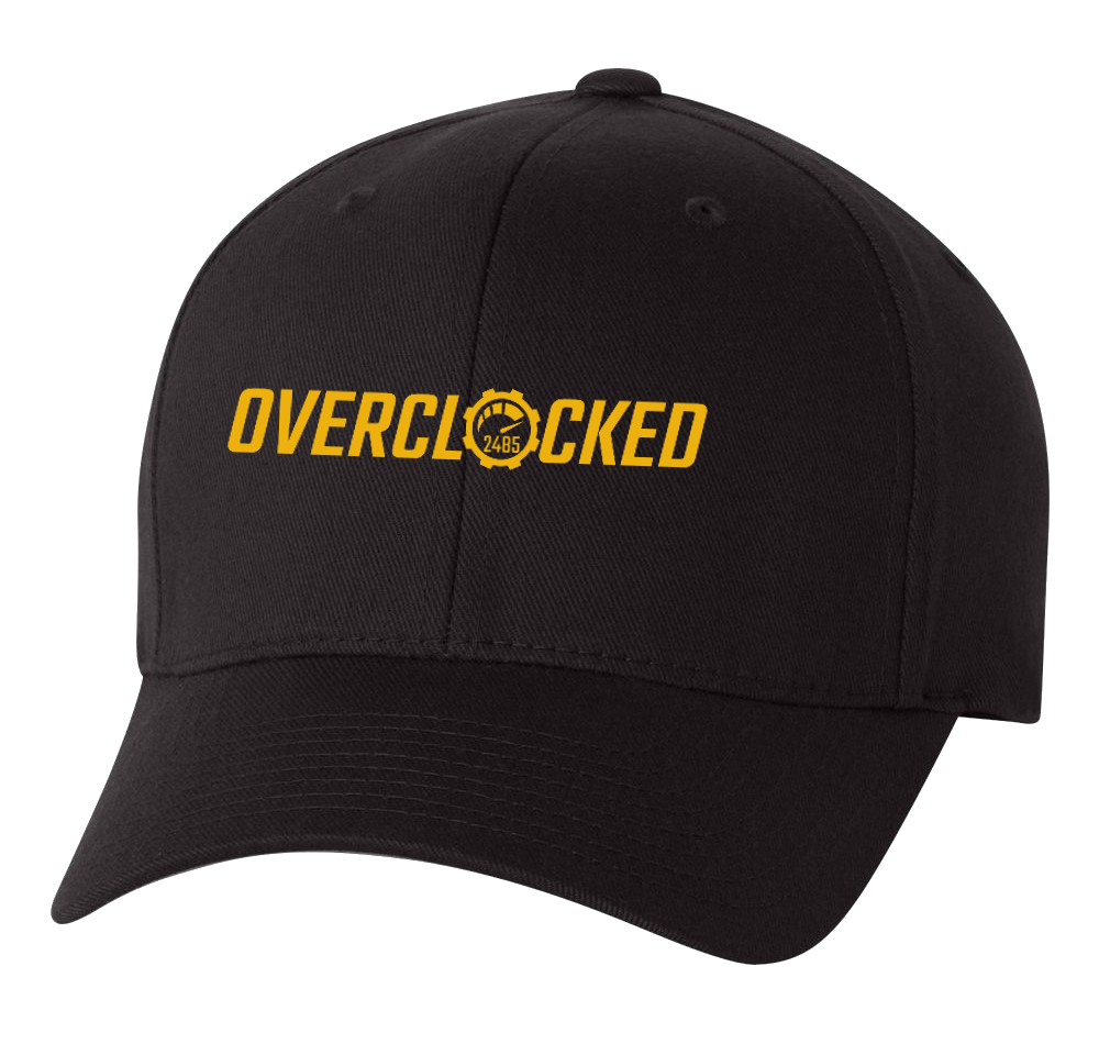 Robotics Adult Flex-Fit Baseball Cap - "OVERCLOCKED"