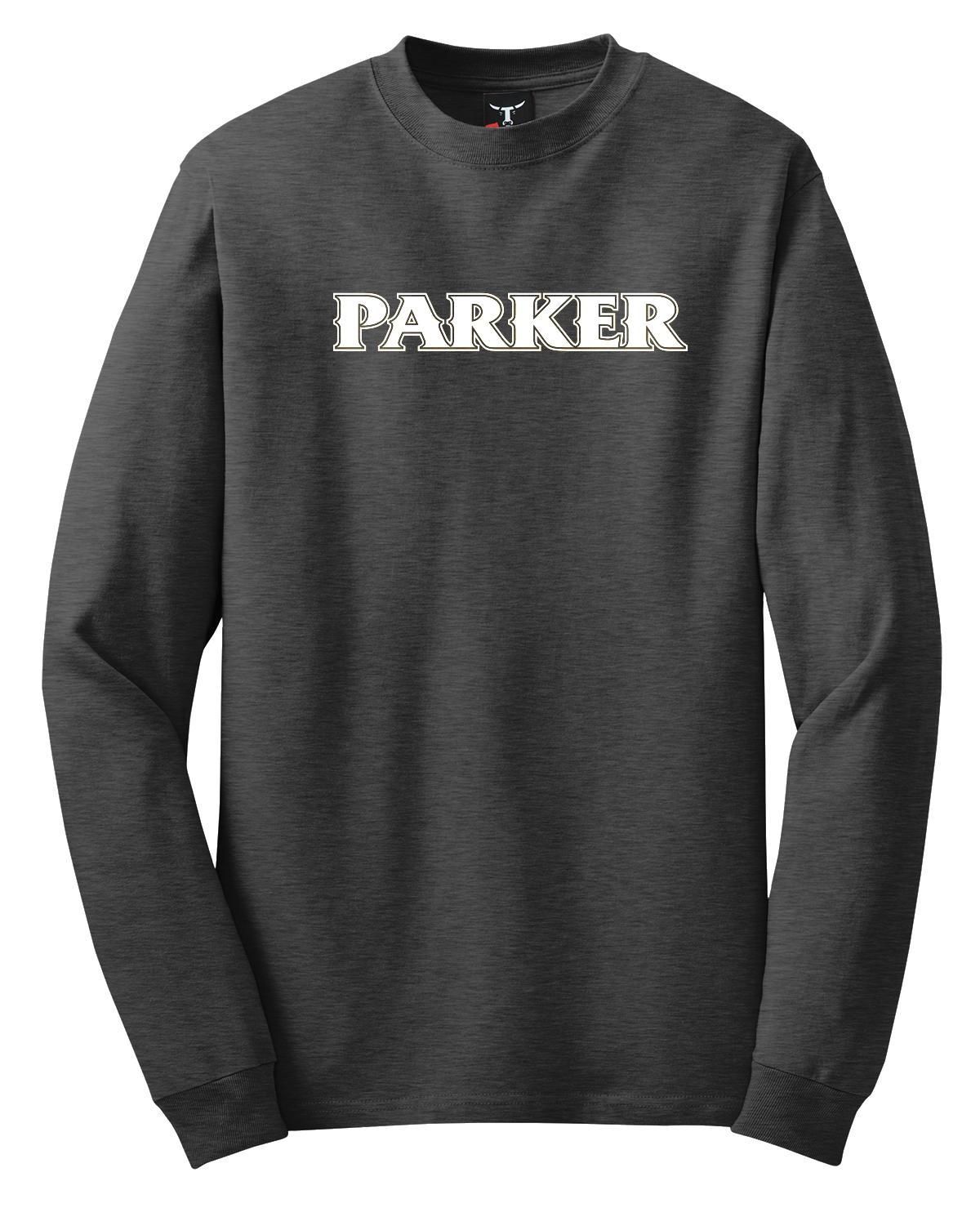 Adult Long Sleeve Beefy Tee  - "PARKER or "P"