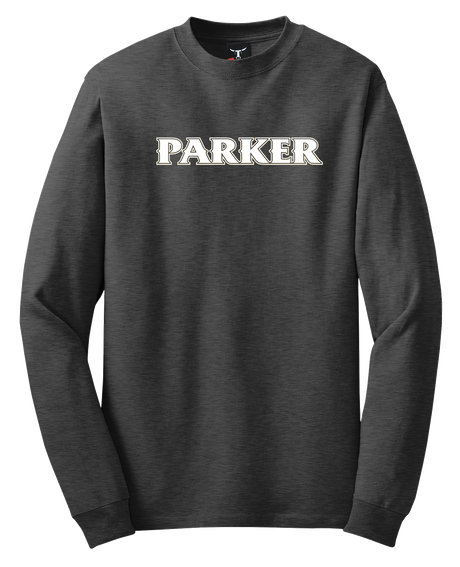 Adult Long Sleeve Beefy Tee  - "PARKER or "P"