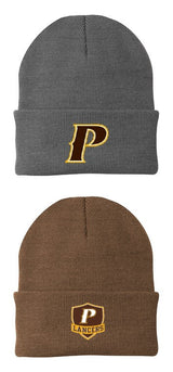 Cuffed Knit Beanie - "P" or "SHIELD"