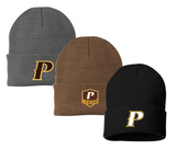 Cuffed Knit Beanie - "P" or "SHIELD"