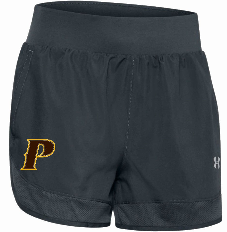 P.E. Ladies Woven Training Short - "P" [CLOSEOUT-limited quantities remain]