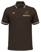 Men's Team Tipped Polo - "P-WATER POLO"